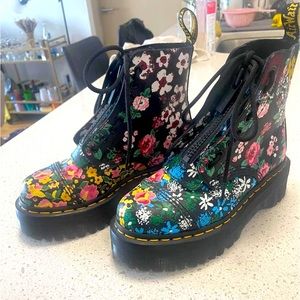 Dr. Martens Floral Boot - Never been worn!